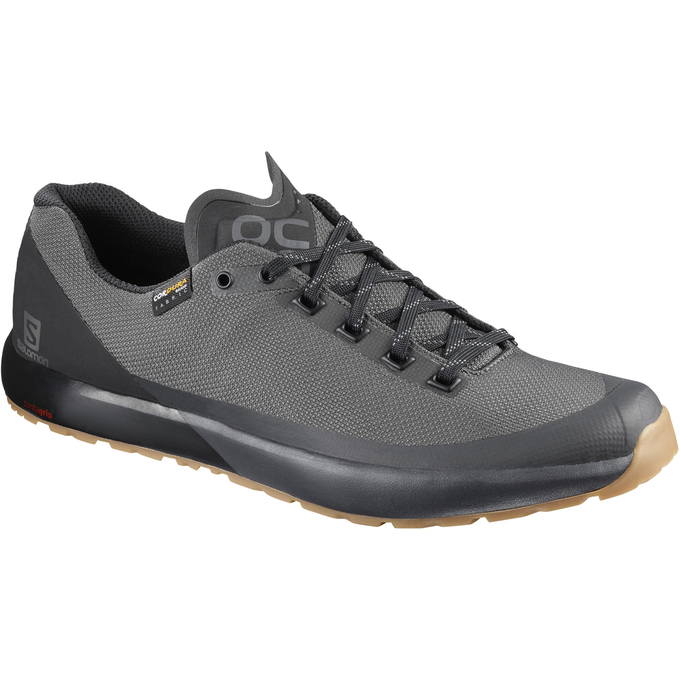 Salomon Israel ACRO - Mens Hiking Shoes - Grey/Black (AMJT-92053)